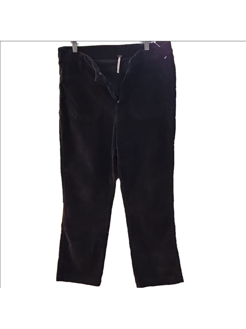 NwOT Never Worn Free People Womens Velvety 12 Pants in Chocolate Brown - Picture 4 of 14